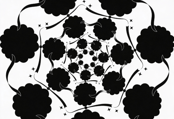 Black Floral Swirl Mandala SVG Cut File Review