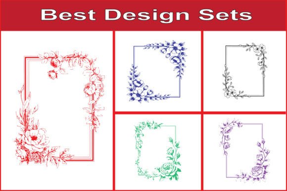 Botanical Square Frame Vector Set Review