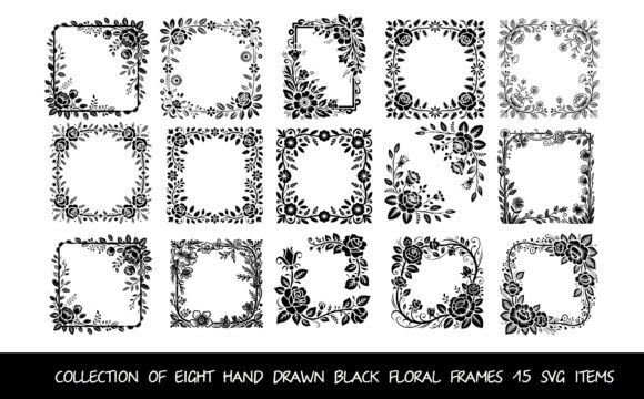 Collection of Black Floral Frames: A Designer's Real-World Review