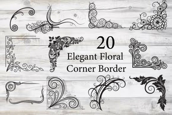 Elegant Floral Corner Border Review