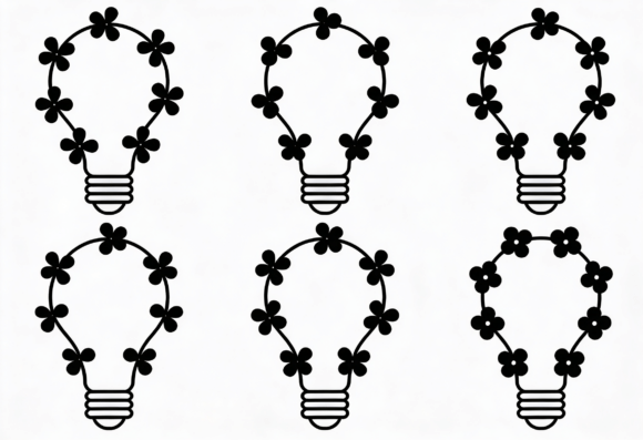 Floral Light Bulb SVG Clipart Bundle Review