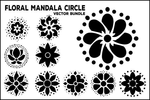 Floral Mandala Circle Vector Bundle Review