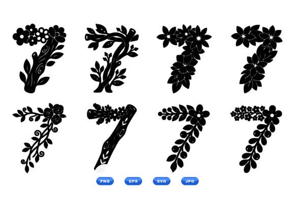 Floral Number Seven SVG Collection Review