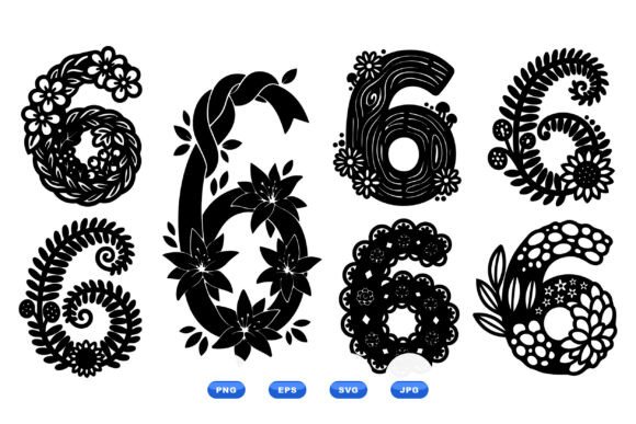 Floral Number Six SVG Collection Review