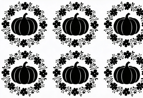 Floral Pumpkin Wreath SVG Cut File Review