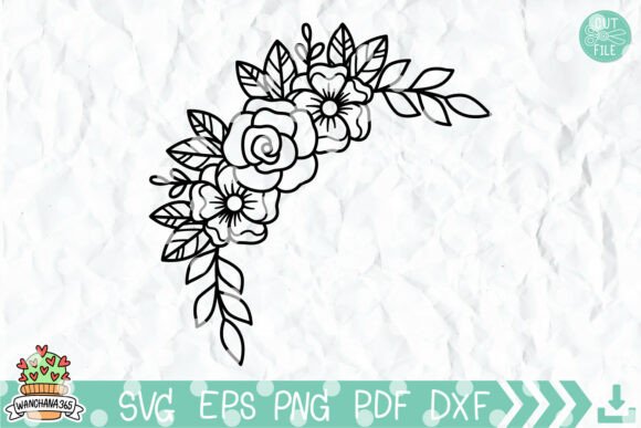 Flower Bouquet Svg, Flower Svg Graphic Review