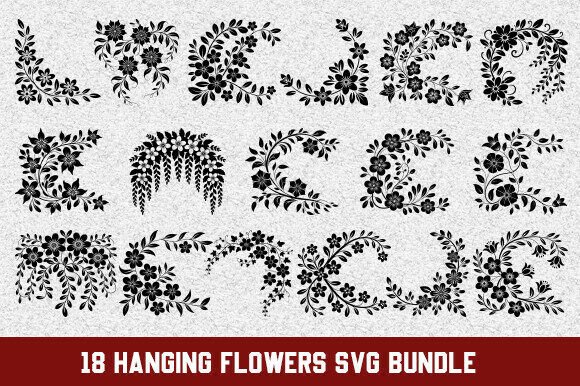 Hanging Flowers SVG Bundle,Floral Bundle Review