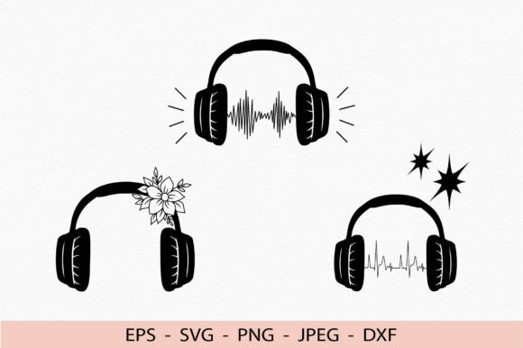 Headphones Svg Cricut Floral Music Dxf Review
