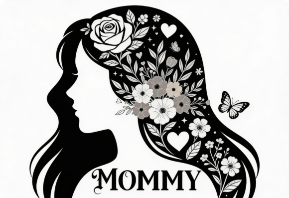 Mommy Floral Silhouette Design SVG Review