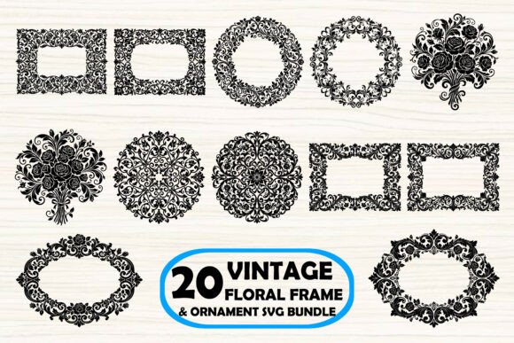 Vintage Floral Frame Ornament Bundle Review